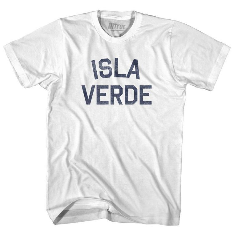Isla Verde Adult Cotton T-Shirt - White