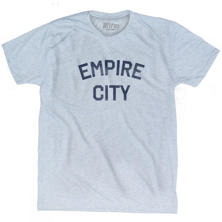 Empire City Adult Tri-Blend T-Shirt - Athletic White