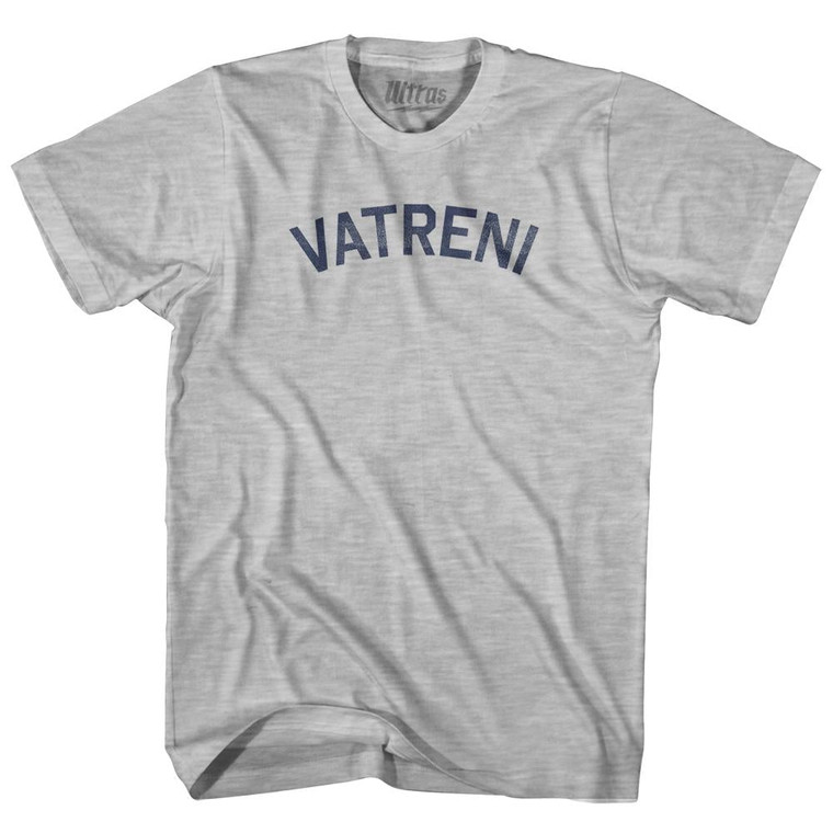 Vatreni Adult Cotton T-Shirt - Grey Heather