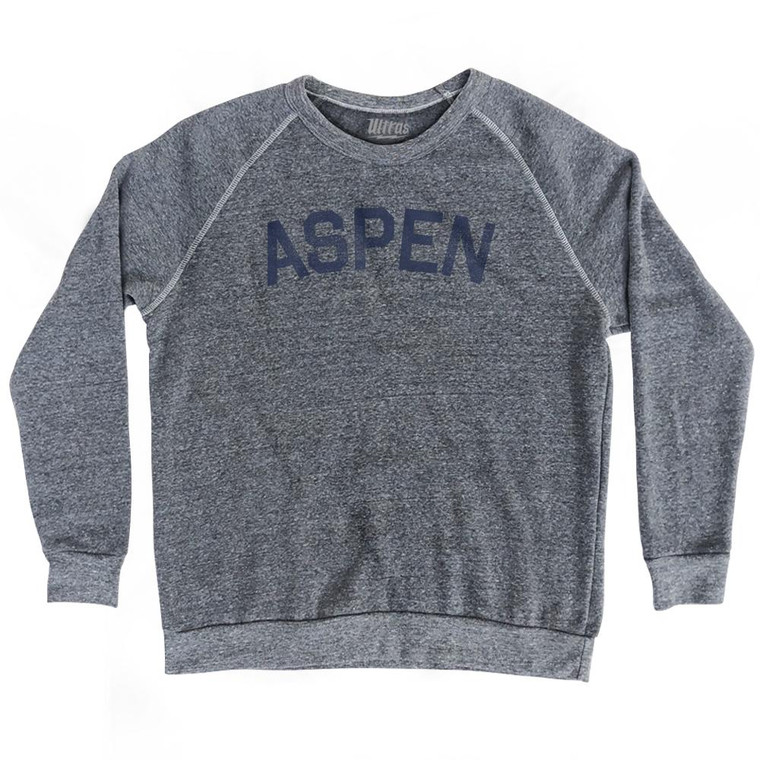 Aspen Adult Tri-Blend Sweatshirt - Athletic Grey
