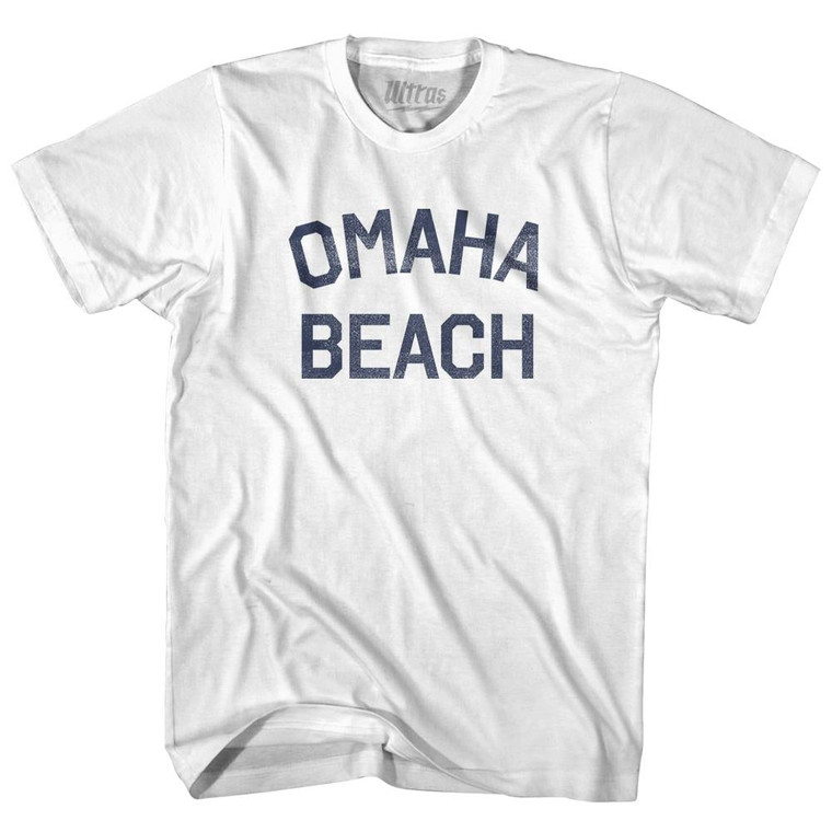 Omaha Beach Youth Cotton T-Shirt - White