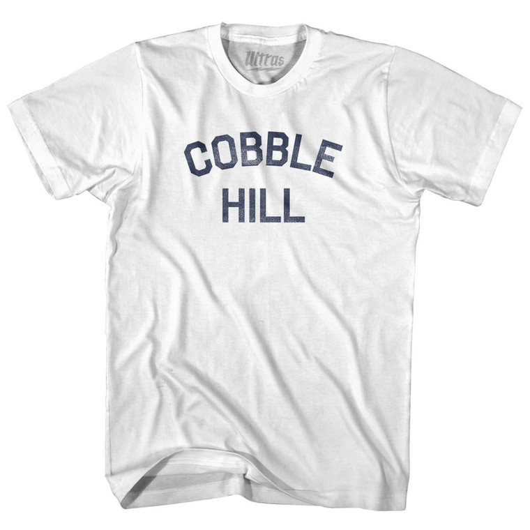 Cobble Hill Adult Cotton T-Shirt - White