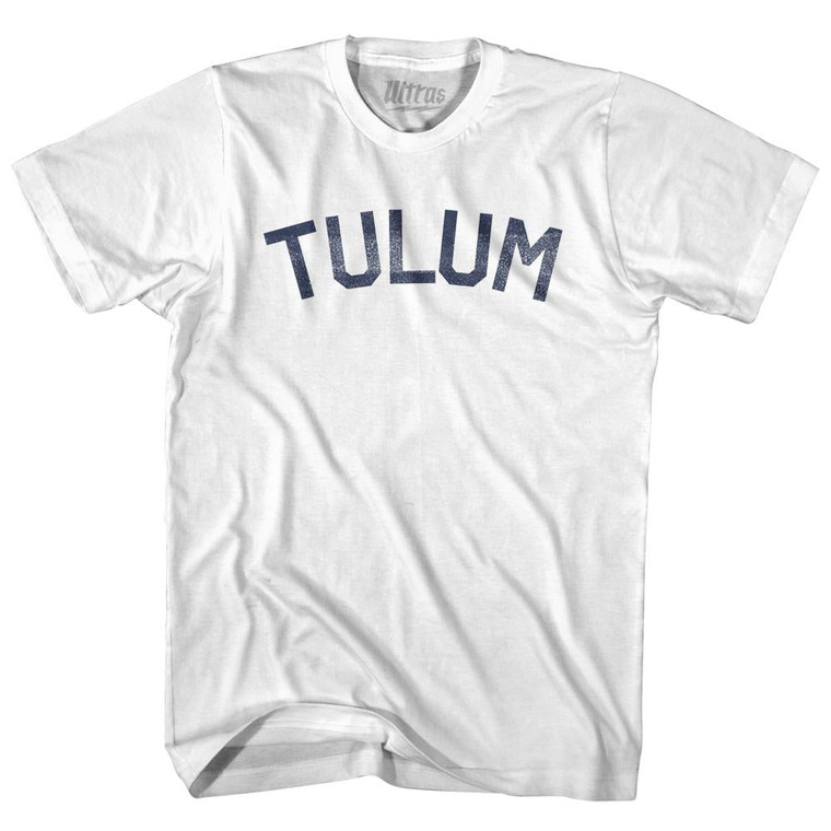 Tulum Womens Cotton Junior Cut T-Shirt - White