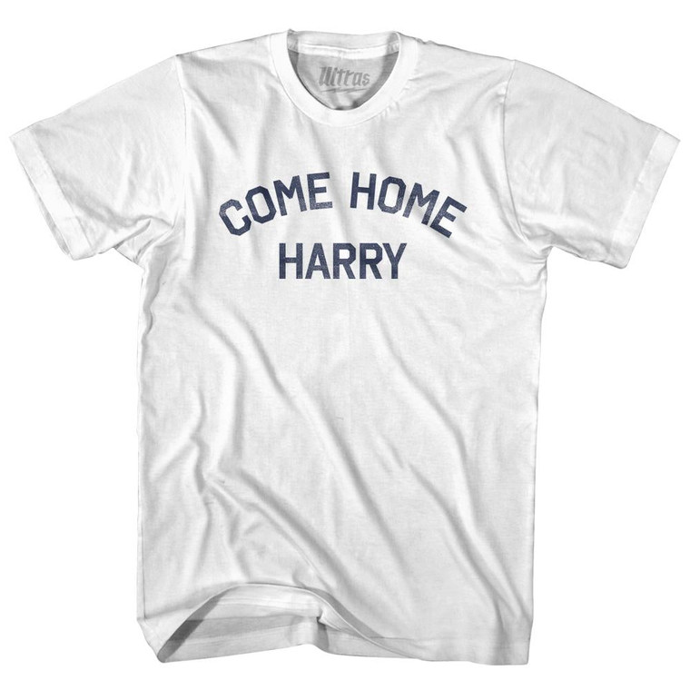 Come Home Harry Womens Cotton Junior Cut T-Shirt - White