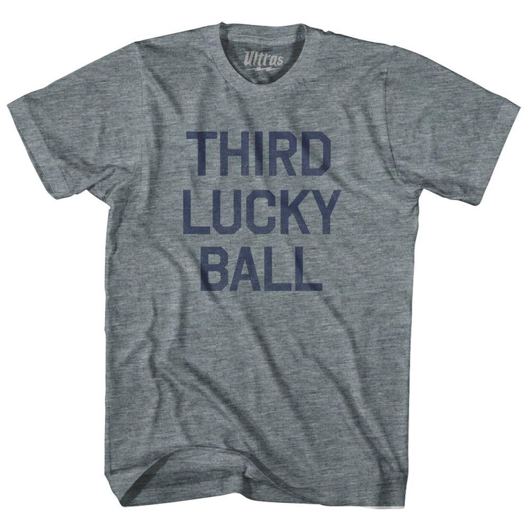 Third Lucky Ball Youth Tri-Blend T-Shirt - Athletic Grey