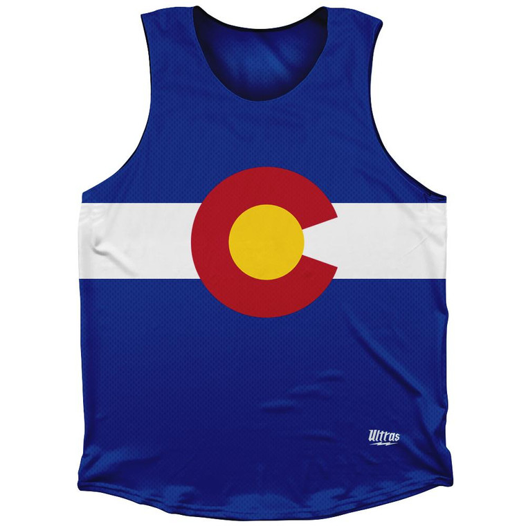 Colorado State Flag Athletic Tank Top - Blue
