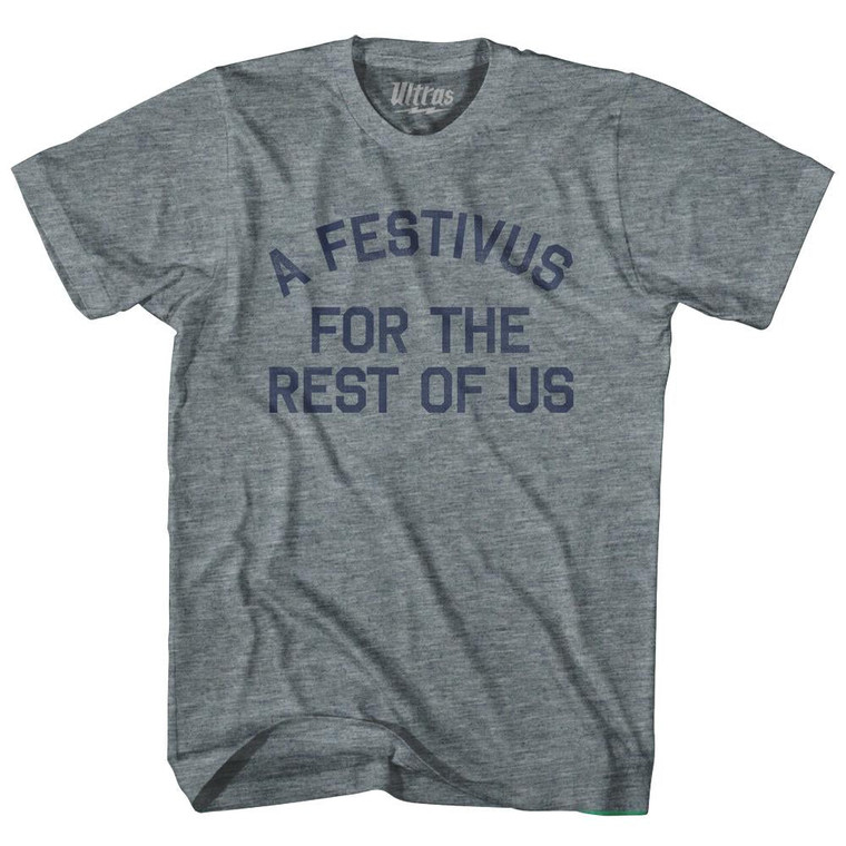 A Festivus For The Rest Of Us Womens Tri-Blend Junior Cut T-Shirt - Athletic Grey