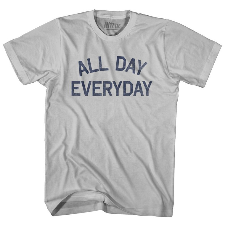 All Day Everyday Adult Cotton T-Shirt - Cool Grey