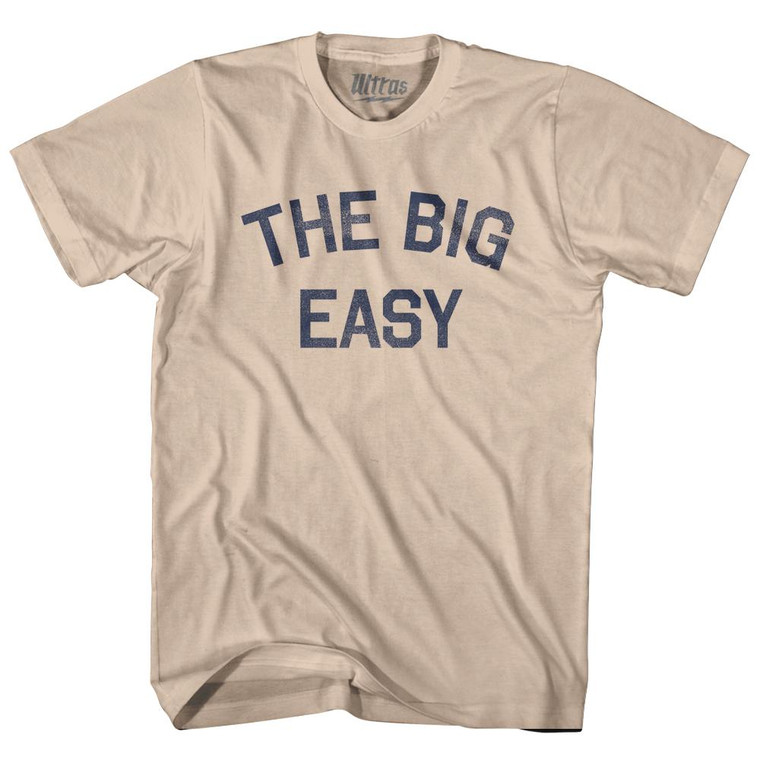 The Big Easy Adult Cotton T-Shirt - Creme