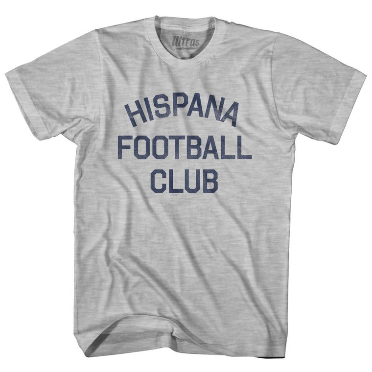 Hispana Football Club Youth Cotton T-Shirt - Grey Heather