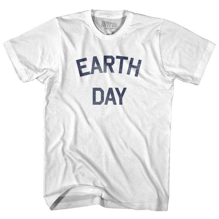 Earth Day Adult Cotton T-Shirt - White