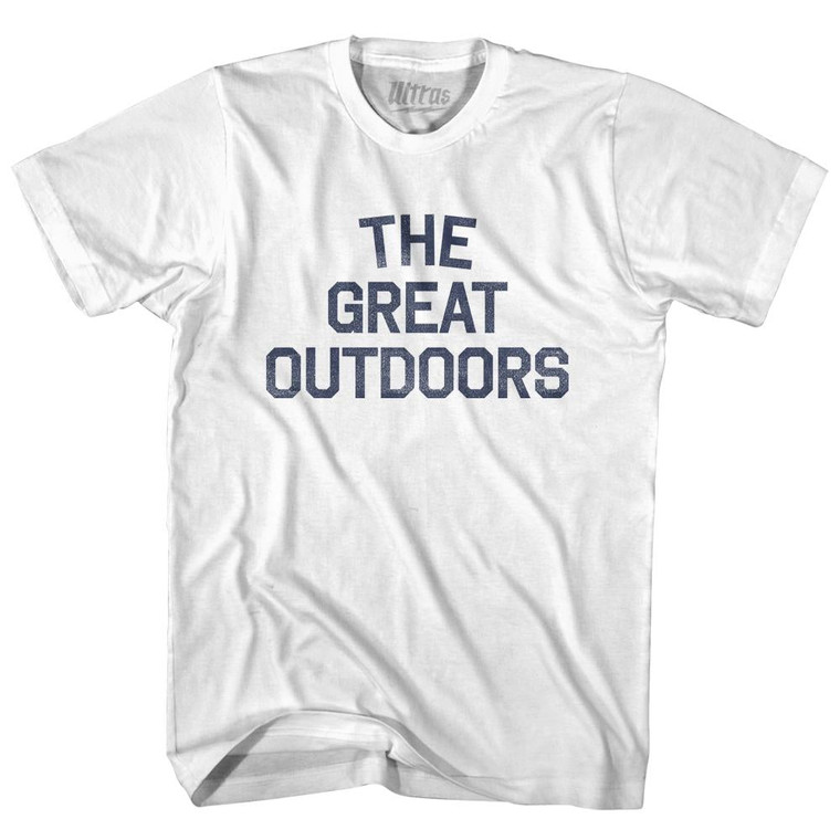 The Great Outdoors Womens Cotton Junior Cut T-Shirt - White