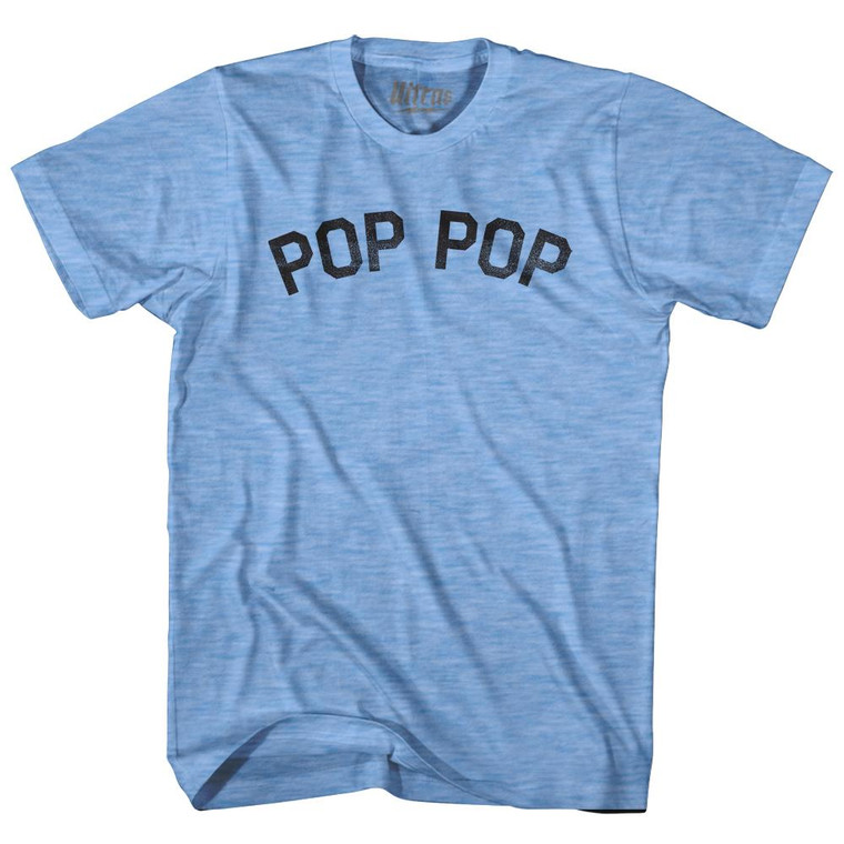Pop Pop Adult Tri-Blend T-Shirt - Athletic Blue