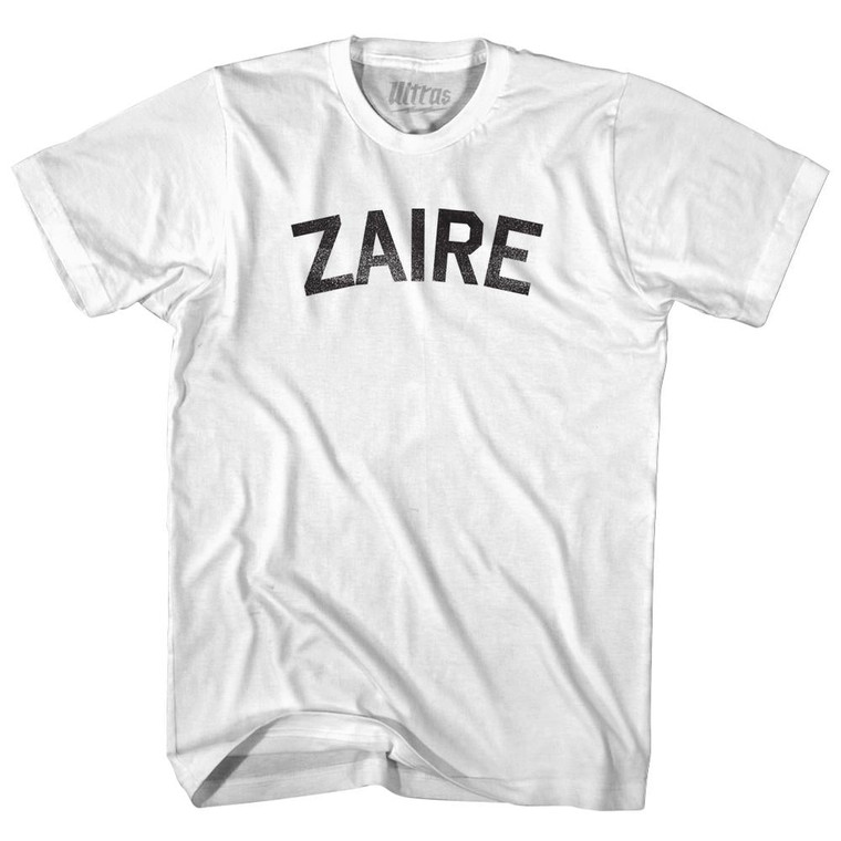 Zaire Adult Cotton T-Shirt - White