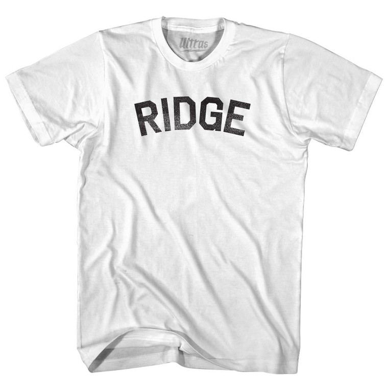 Ridge Womens Cotton Junior Cut T-Shirt - White