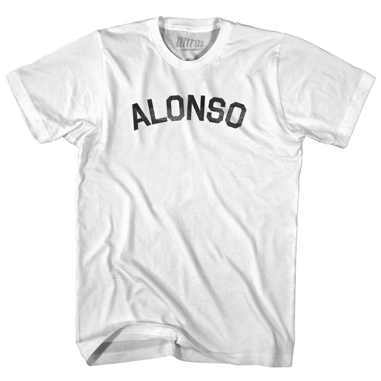 Alonso Womens Cotton Junior Cut T-Shirt - White