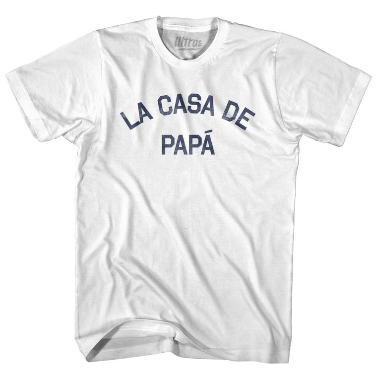 La Casa De Papa Adult Cotton T-shirt - White
