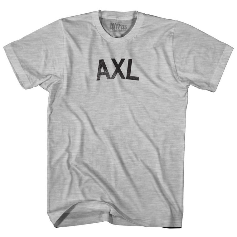 Axl Womens Cotton Junior Cut T-Shirt - Grey Heather
