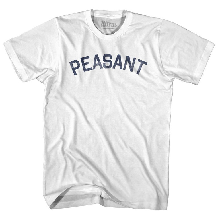 Peasant Adult Cotton T-shirt - White