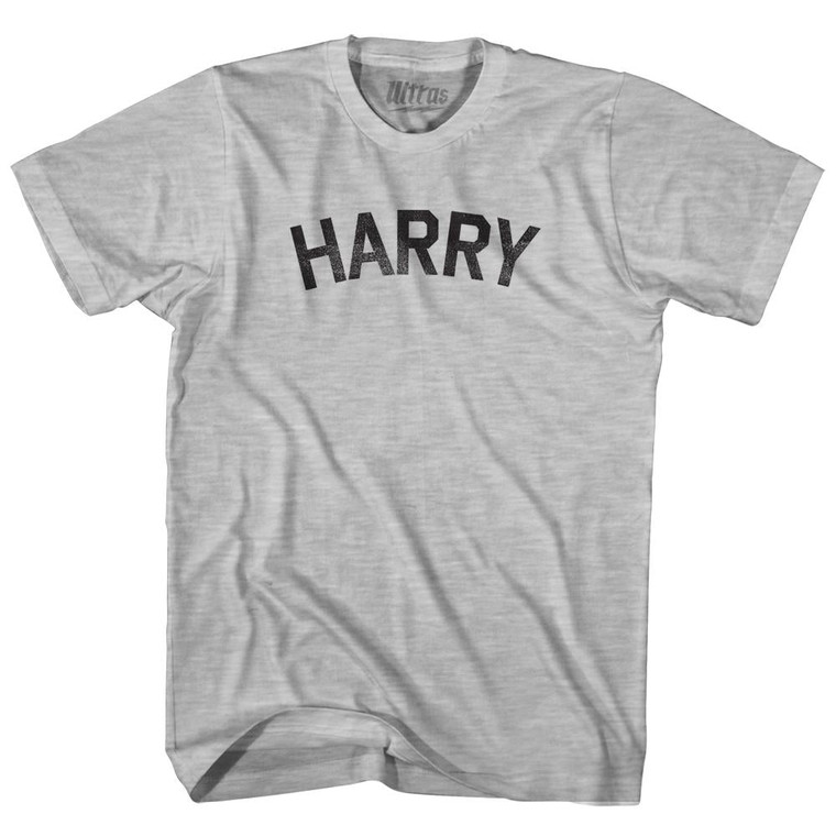 Harry Womens Cotton Junior Cut T-Shirt - Grey Heather