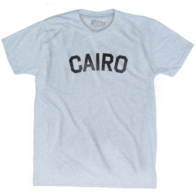Cairo Adult Tri-Blend T-Shirt - Athletic White