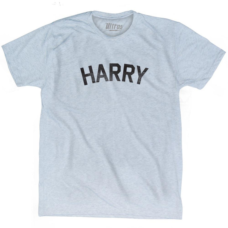 Harry Adult Tri-Blend T-Shirt - Athletic White