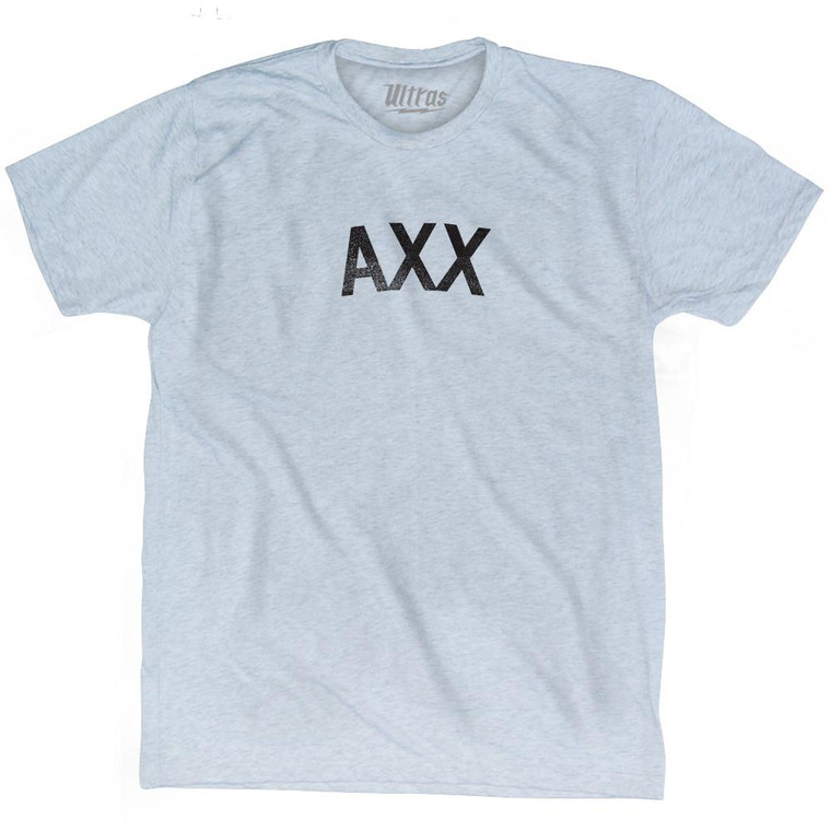 Axx Adult Tri-Blend T-Shirt - Athletic White