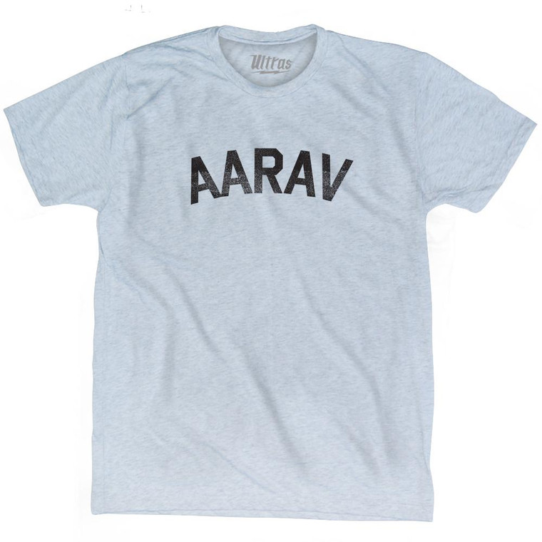 Aarav Adult Tri-Blend T-Shirt - Athletic White
