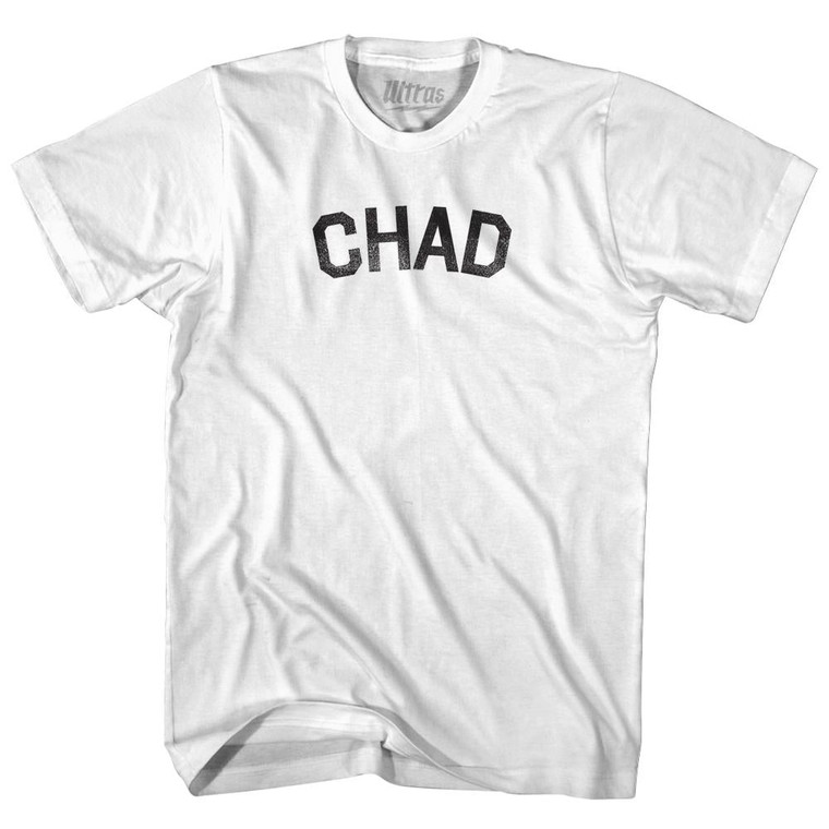 Chad Adult Cotton T-shirt - White