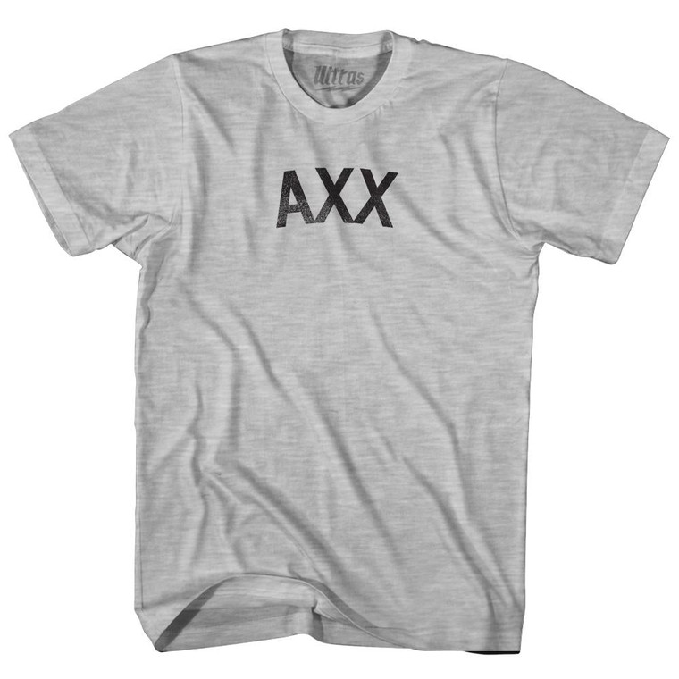 Axx Adult Cotton T-Shirt - Grey Heather