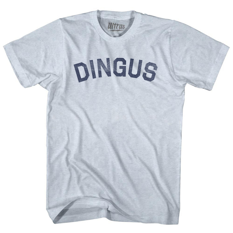 Dingus Adult Tri-Blend T-shirt - Athletic White