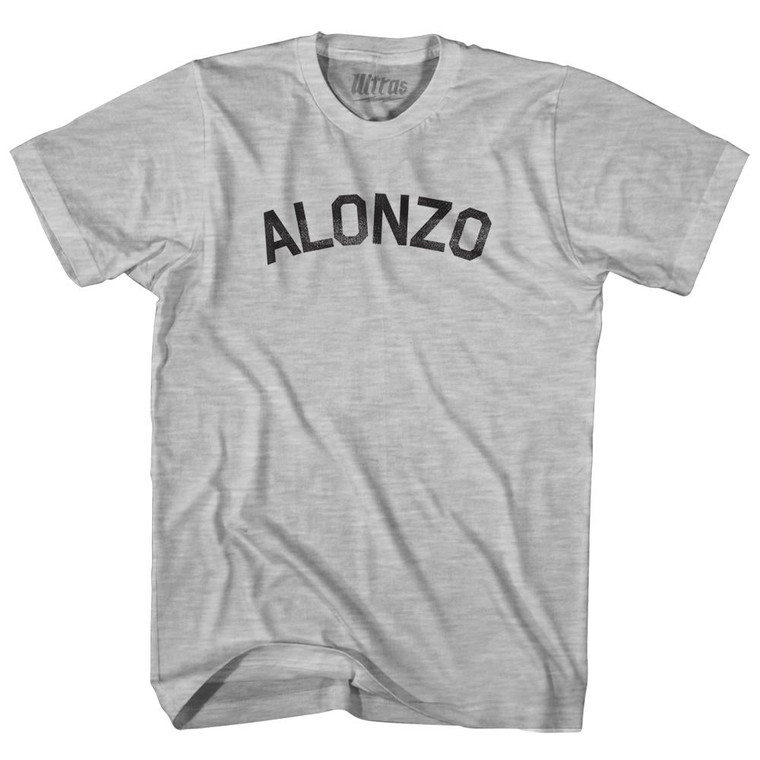 Alonzo Youth Cotton T-Shirt - Grey Heather
