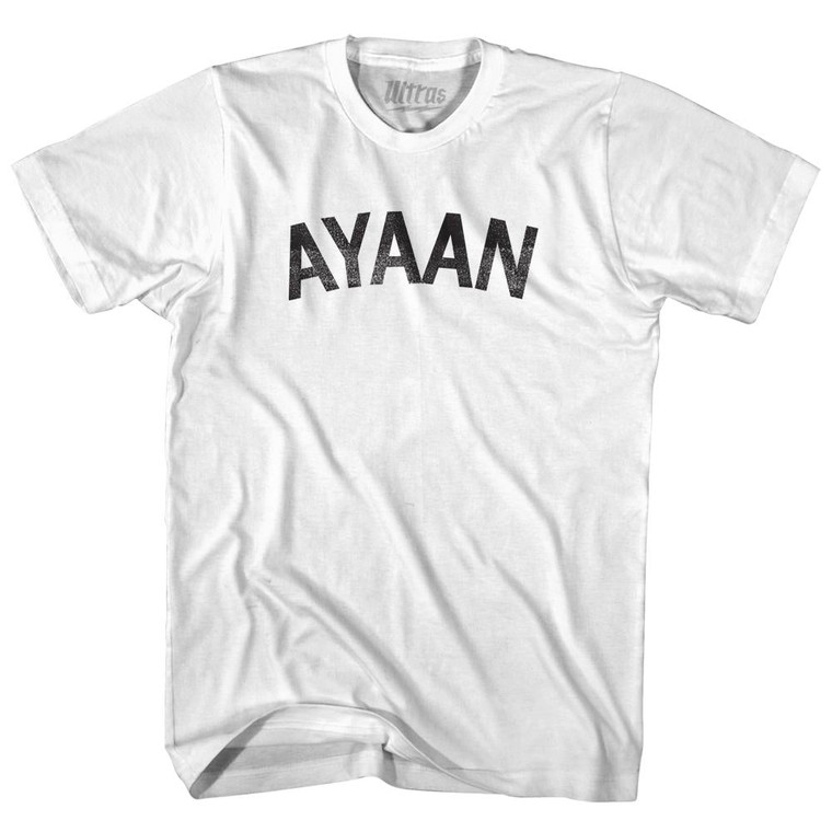 Ayaan Youth Cotton T-shirt - White