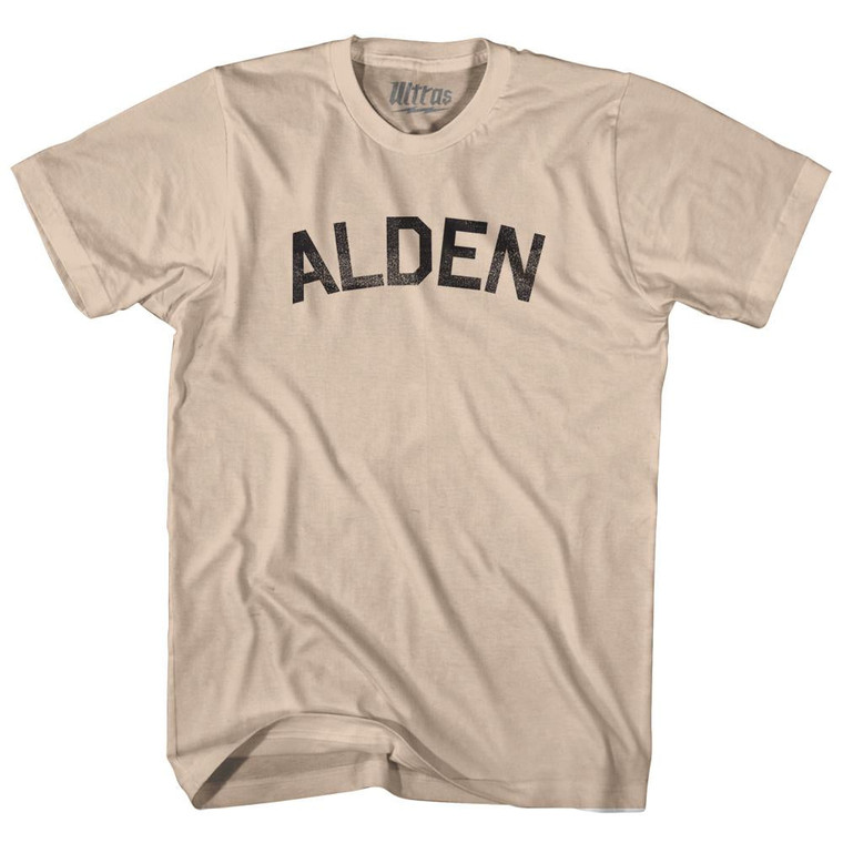 Alden Adult Cotton T-Shirt - Creme