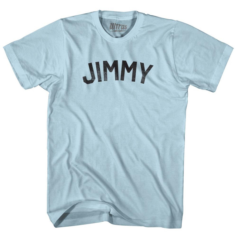 Jimmy Adult Cotton T-Shirt - Light Blue