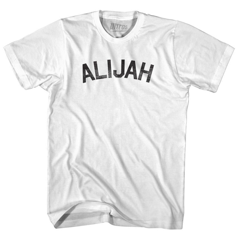 Alijah Adult Cotton T-shirt - White