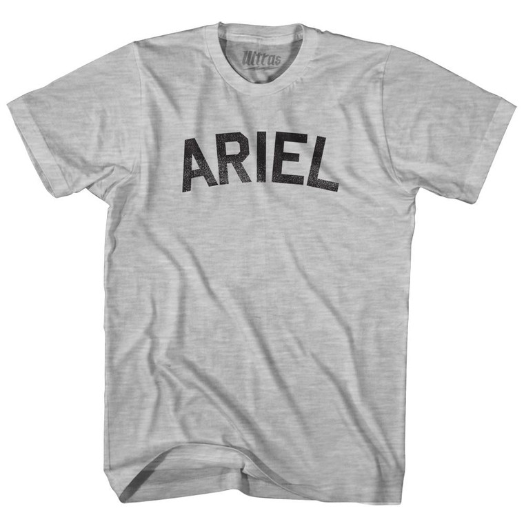 Ariel Adult Cotton T-Shirt - Grey Heather