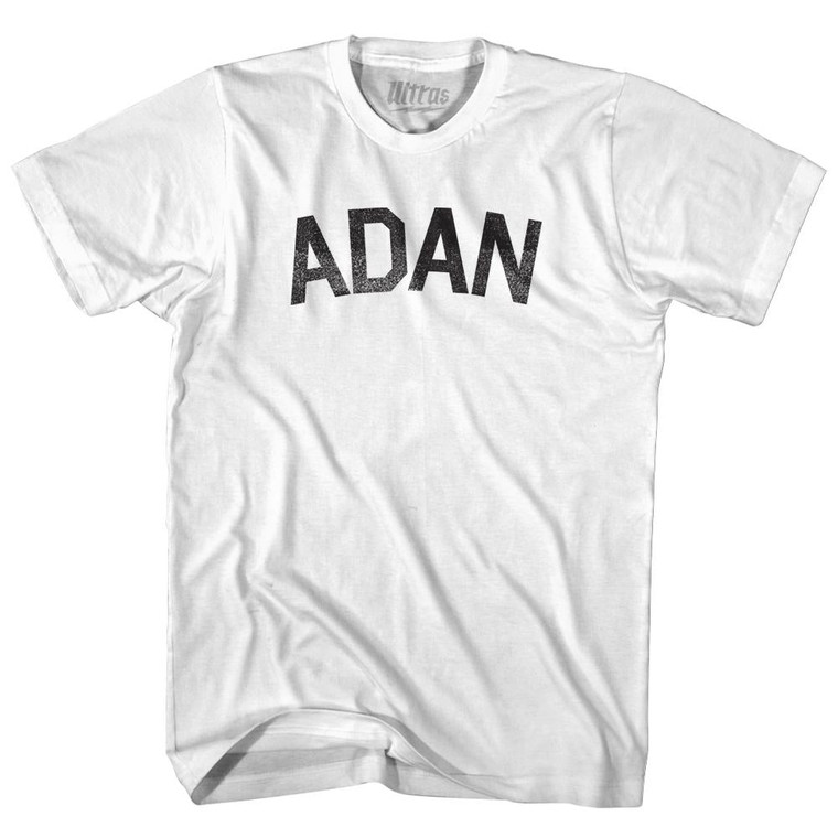 Adan Womens Cotton Junior Cut T-Shirt - White
