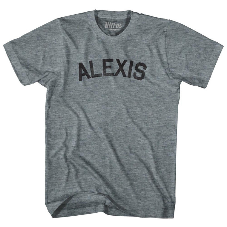 Alexis Womens Tri-Blend Junior Cut T-Shirt - Athletic Grey