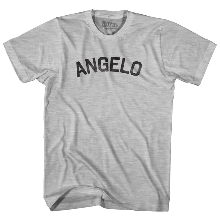 Angelo Adult Cotton T-Shirt - Grey Heather