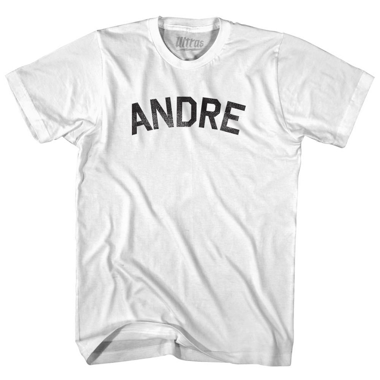 Andre Adult Cotton T-shirt - White