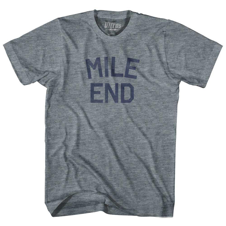Mile End Adult Tri-Blend T-Shirt - Athletic Grey