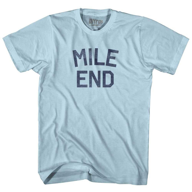 Mile End Adult Cotton T-Shirt - Light Blue