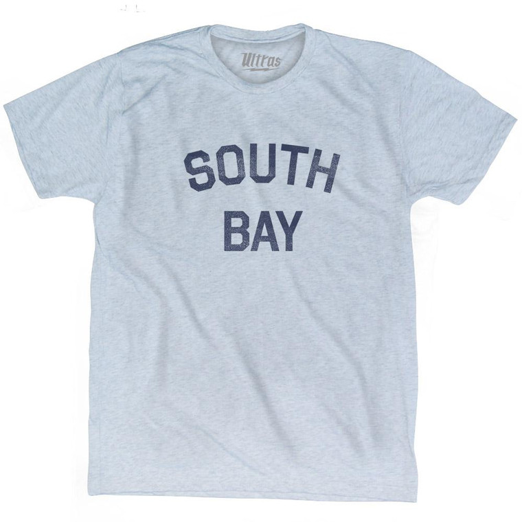 South Bay Adult Tri-Blend T-Shirt - Athletic White