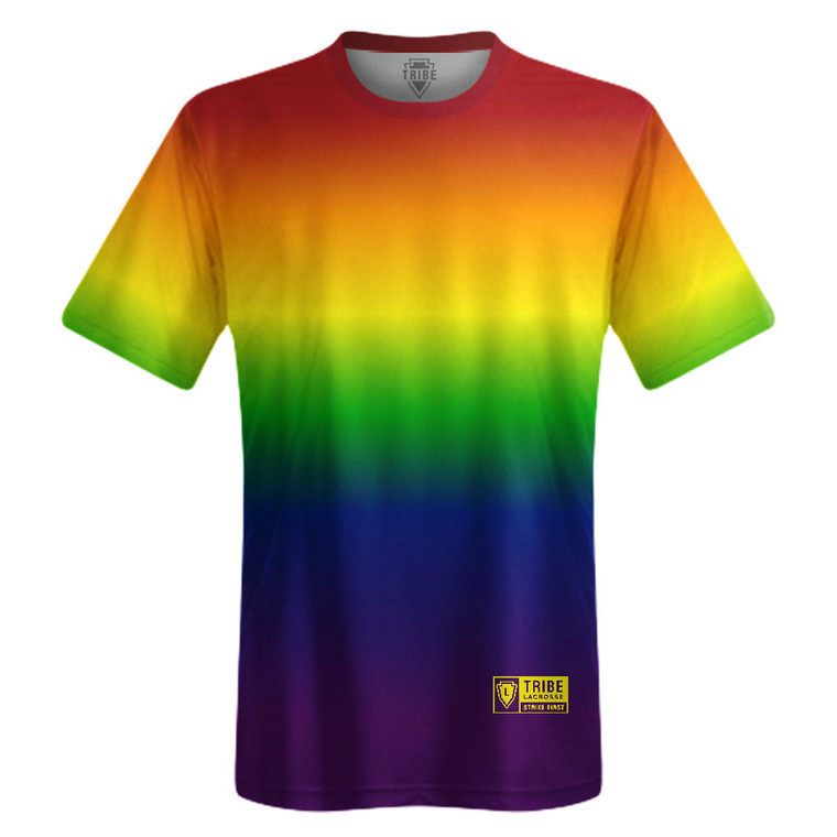 Rainbow Ombre Lacrosse Shooter Shirt - Rainbow