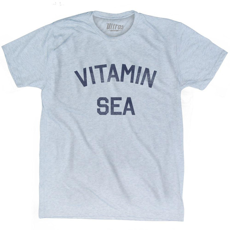 Vitamin Sea Adult Tri-Blend T-Shirt - Athletic White