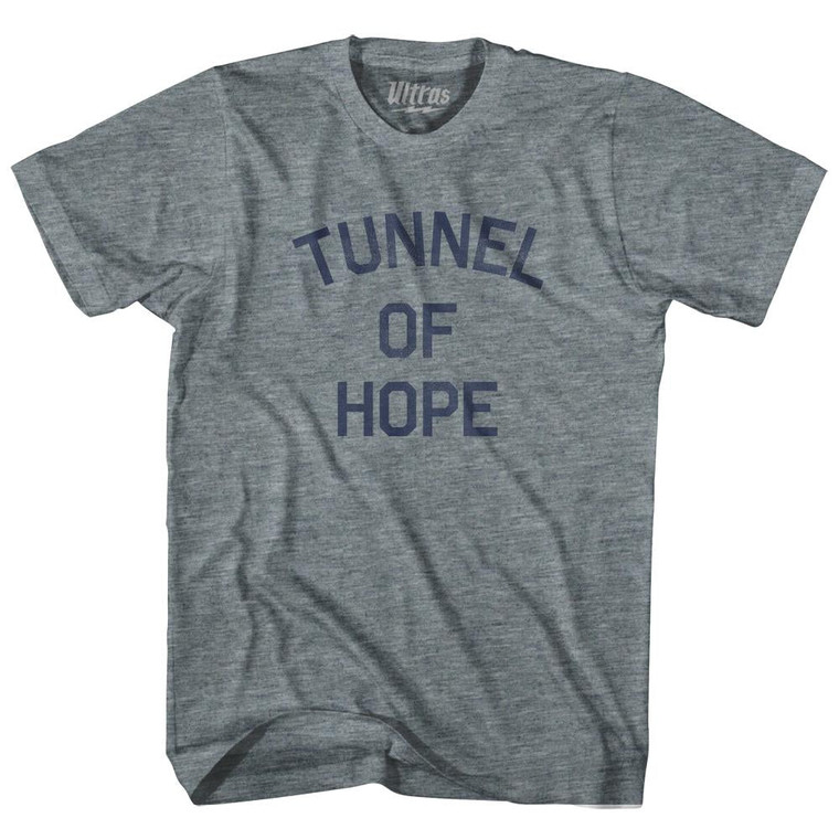 Tunnel of Hope Adult Tri-Blend City T-shirt - Athletic Grey Tunnel of Hope Adult Tri-Blend City T-shirt - Athletic Grey