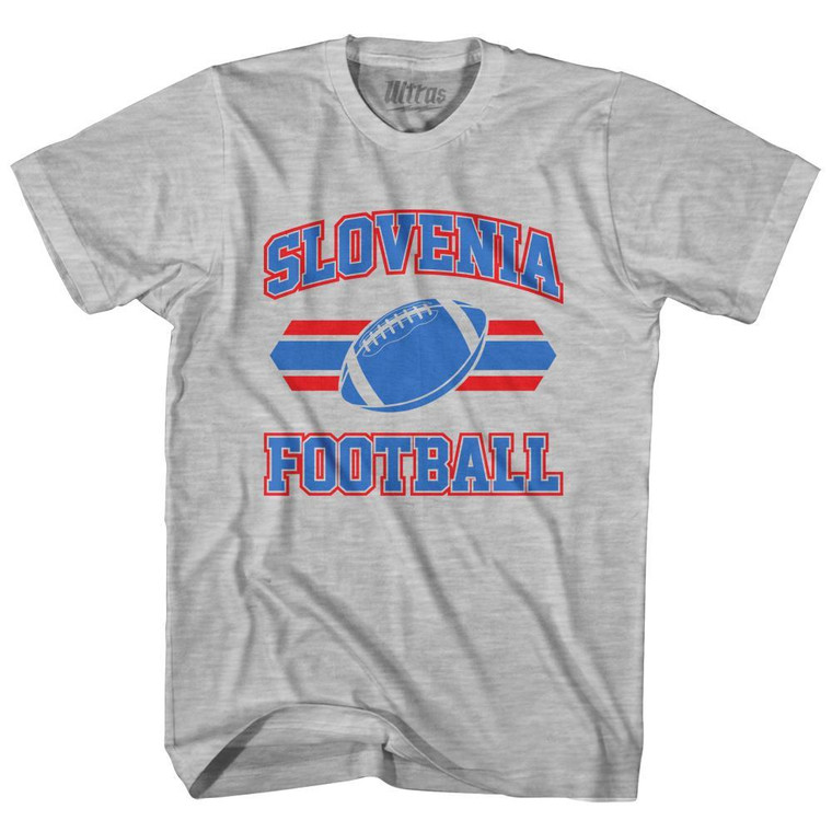 Slovenia 90's Football Team Youth Cotton - Grey Heather