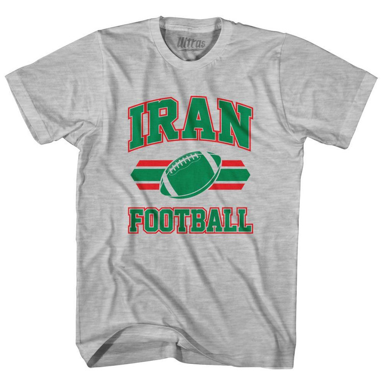 Iran 90's Football Team Adult Cotton - Grey Heather
