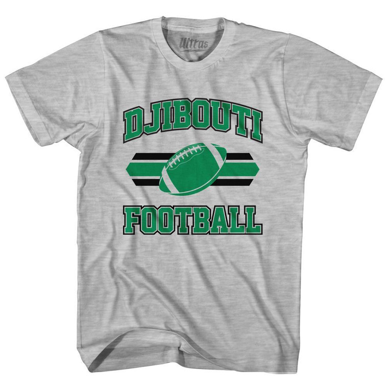 Djibouti 90's Football Team Adult Cotton - Grey Heather